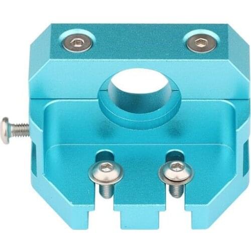 1pcs New Blue Aluminum Alloy V6 and Volcano Print Head Mounting Block 3D printer parts