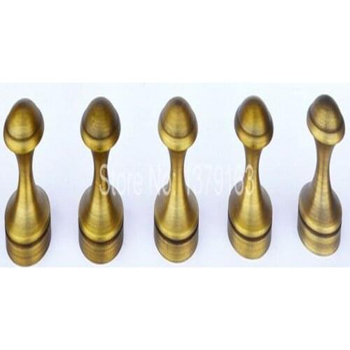 5 Pcs Antique Brass Bathroom Robe Hook Coat Hat Towel Hook Hanger Wall Mounted Bathroom Accessory aba011a