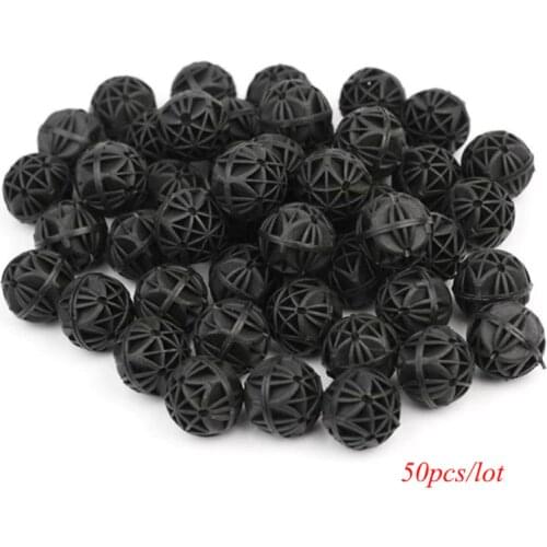 50Pcs/lot 16mm Bio Sponge Filter Aquarium Sponge Filter Portable Fish Tank Filter Clean Sponge Wet Dry Cotton Aquarium Accessori