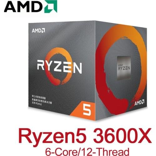 AMD Ryzen 5 3600X 6-Core, 12-Thread Unlocked Desktop Processor with Wraith Spire Cooler