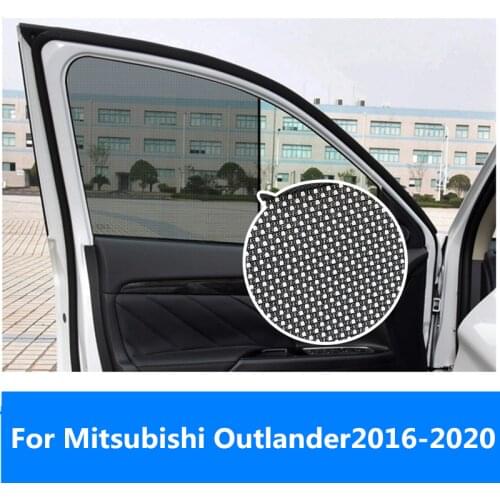 7Pcs Car Sun Shade UV Protection Car Curtain Car Side Window Mesh Sun Visor For Mitsubishi Outlander 2016 2017 2018 2019 2020