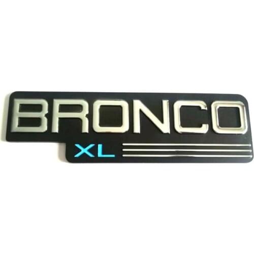 ABS BRONCO XL Auto Emblem Badge Sticker Embleme