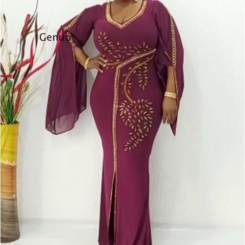 African Dresses for Women Robe Africaine 2020 African Clothing Dashiki Fashion Cloth Long Maxi Dress Africa Clothing