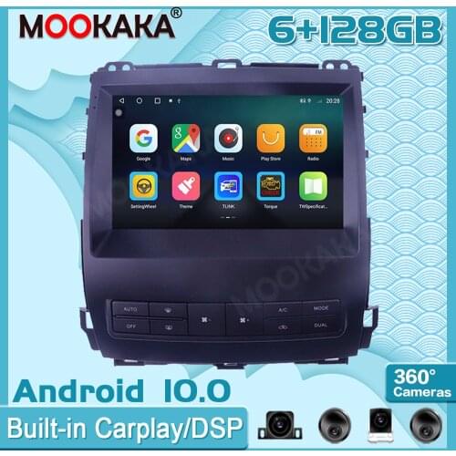 Android 10.0 Wireless Carplay For LEXUS GX470 2002+ Auto Surround View Camera Car Multimedia Player Stereo Radio GPS Navigation