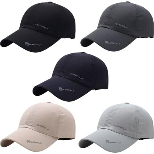 Men Women Baseball Cap Sports Running Cap Quick Drying Mesh Breathable Sun Hat Snapback Cap Adjustable Hat Sportswear