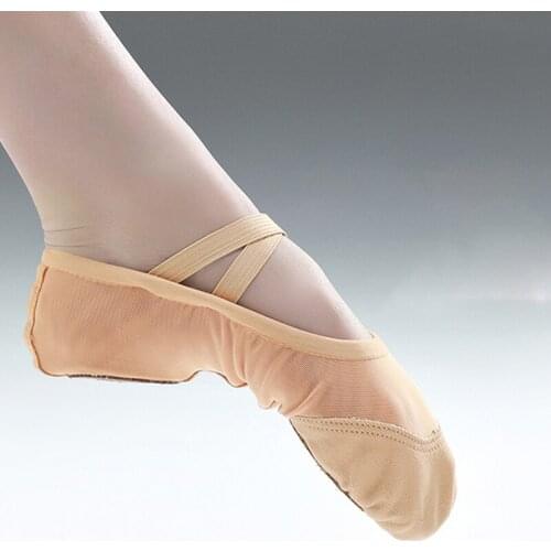 Professional Quality Children Dance Slippers Mesh Soft Sole Belly Yoga Gym Ballet Shoes Girls Woman Man Ballerina