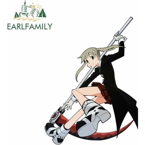 EARLFAMILY 13cm x 9.5cm for Soul Eater Fine SUV Car Stickers DIY Sticker Personality JDM Accessories Custom Printing Decal