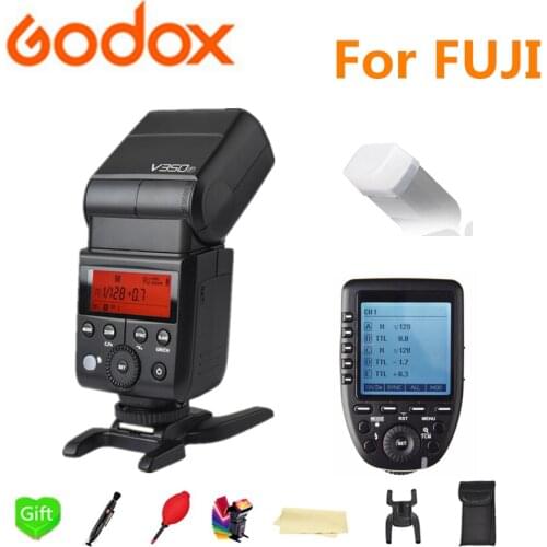 Godox V350F Flash Speedlite 2.4G Wireless X System TTL HSS Li-ion Battery Flash + Xpro-F Trigger For Fujifilm Fuji DSRL Cameras