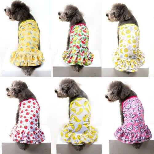 Summer Dog Dress Pet Dog Clothes For Small Dog Party Birthday Wedding Sweet Dress Puppy Costume Spring Pet Clothes