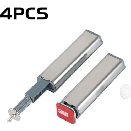 Set of 304 stainless steel cabinet door rebound elastic shock absorber metal buffer door suction door stop furniture accessories