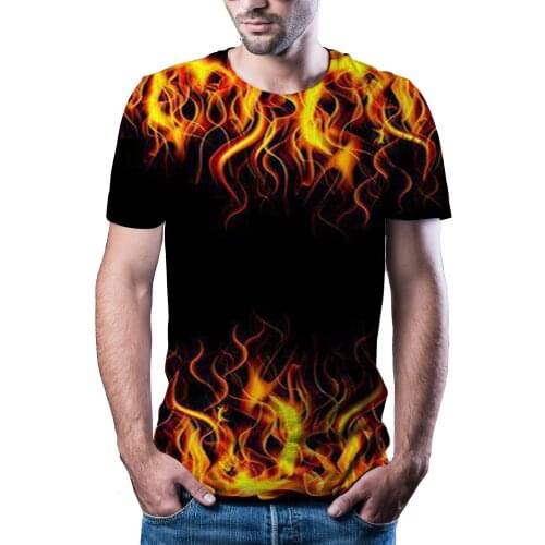 New T -Shirt Men 'S High -Quality Men 'S T -Shirt Short -Sleeved Explosion 3d Printed Men 'S T -Shirt Fashion Handsome T -Shirt