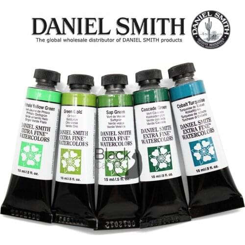 Original Daniel Smith Watercolor Paint 15ml Green Series Aquarela Acuarelas Profesionales