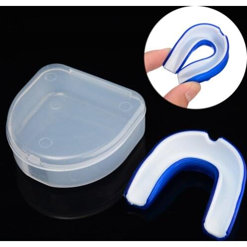Professional Fitness Sports Mouth Guard Gum Shield Grinding Teeth Protector Mouthguard For Boxing Basketball Taekwondo