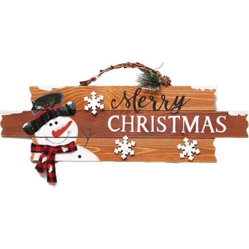 Christmas scene props English brand wooden pendant Christmas tree shopping mall window decoration ornaments gifts home decor