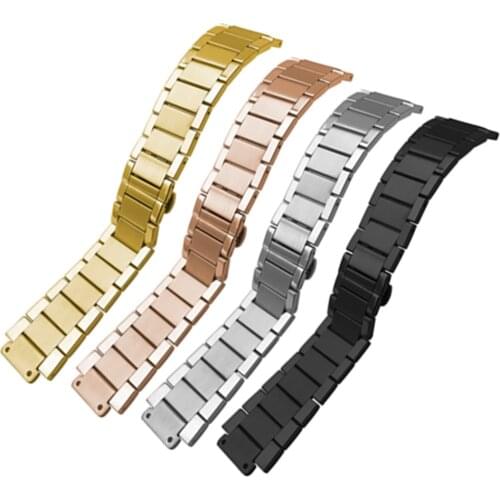 New 27x19mm 20x13mm Watch Accessories Stainless Steel Strap For Hub Big Bang Series Men and Women Watch Band Accessories