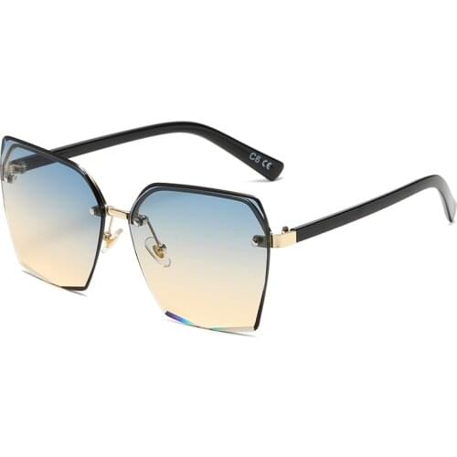 Elegant Ladies New Sunglasses Women Sunscreen Fashion Long Face Progressive Sunglasses 50549