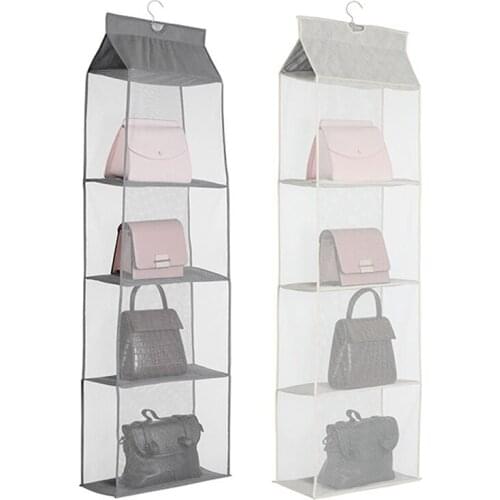 Two Colors And Three Styles Of Modern And Simple Hanging Bag Wardrobe Wall Hanging Cloth Art Dustproof Storage Home Storage