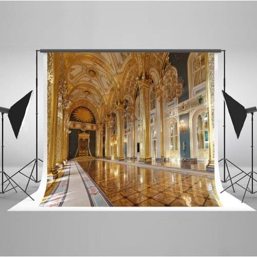 VinylBDS Church Wedding Photo Studio Backdrop Indoor Luxury Hall Photo Backdrops Magnificent Building Photography Background