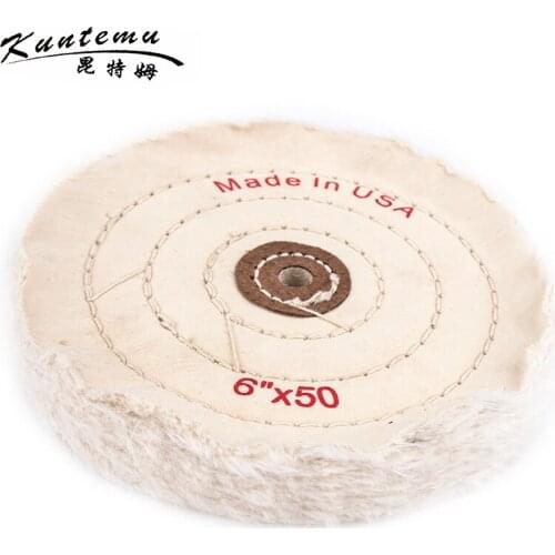 10PCS 6"*50 Cotton Polishing Wheel For Metal Polishing