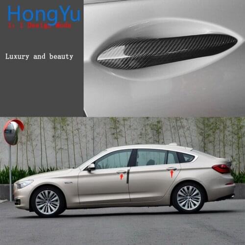 100% real carbon fiber Auto outer door handle cover for BMW 5 series GT 5GT 535i 550i 528i 535d 2010-2017