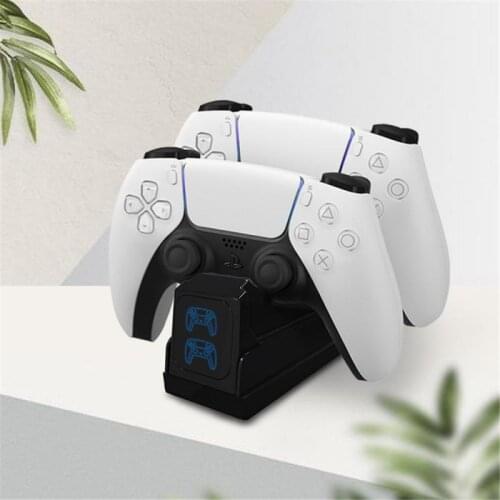 Dual Fast Charger For PS5 Wireless Controller USB Type-C Charging Cradle Dock Station For Sony PlayStation5 Joystick Gamepad