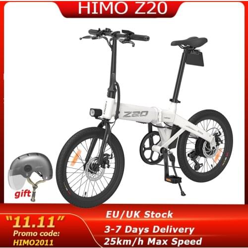 HIMO Z20 Electric Bike 20Inche Flodable Ebike 250W 10Ah Removable Battery City Electric Bicycle Men Women Moped E-bike Mountain