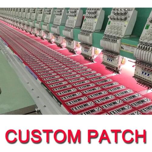 Custom patches DIY Iron On Embroidered Patches Sewing Appliques for Clothes Ironing Stickers Badges