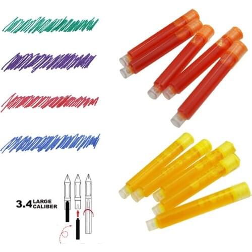 High quality 20pcs Color Ink Supplies fountain Pen ink Refill cartridge office school student stationery