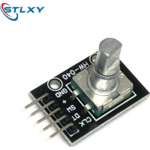 360 Degrees Rotary Encoder Module For Arduino Brick Sensor Switch Development Board KY-040 With Pins