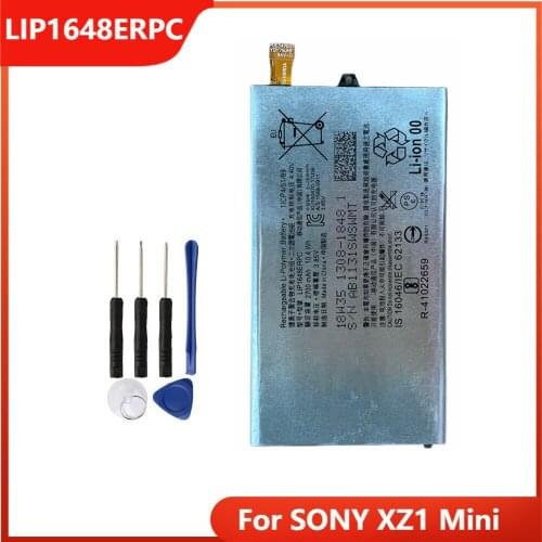 Original Replacement Phone Battery LIP1648ERPC For SONY XZ1 Mini Rechargable Batteries 2700mAh With Free Tools
