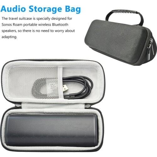 Portable Bluetooth Speaker Case Box For Sonos Roam Smart Speaker Shockproof Dust-proof Protection Carrying Bag For Sonos Roam
