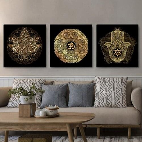 Allah Islamic Calligraphy Canvas Painting Muslim Religious Posters and Print Modern Wall Art Pictures for Living Room Home Decor