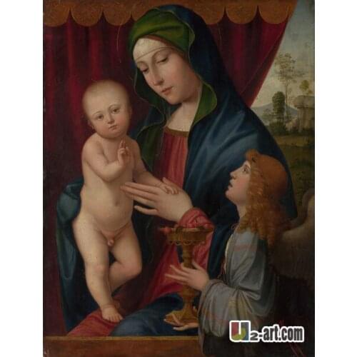 Canvas Prints ( Francesco Francia) Best seller of painting printed on canvas for living room Religion-015