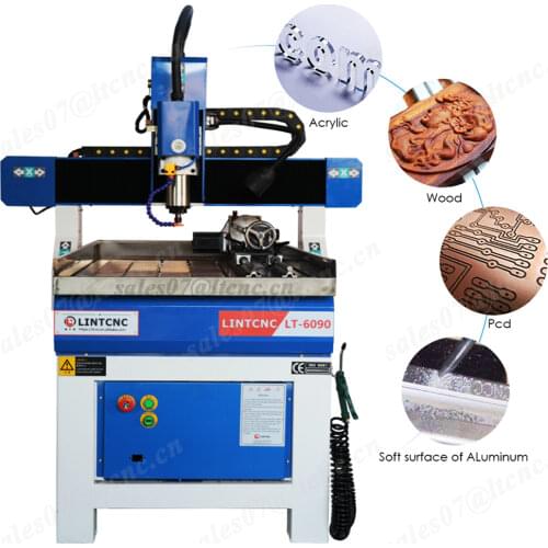 High Configuration 3D 600x900mm with 2.2KW Spindle Small CNC Router Machine 6090 Diy Kit