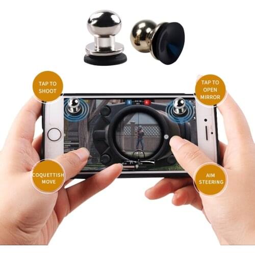 SIANCS For PUBG Mobile Controller Phone Game Joystick Four Finger Suction Cup Touch Button Gamepad Controller Mini Gaming Rocker