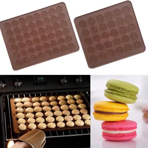 30/40 Holes Silicone Macaron Mold Baking Mat Non-stick Pastry Macaroon Making Sheet Cake Baking Pad Silicone Cake Mold
