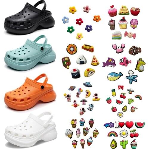 Clogs Summer Shoes For Women Breathable 6cm High Heels EVA Lightweight Woman Sandals Size 36-41 Sandalias De Las Mujeres Clog