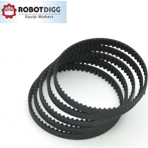 10pcs/lot, MXL Timing Belt, Closed-loop, B76MXL, 3/6mm width