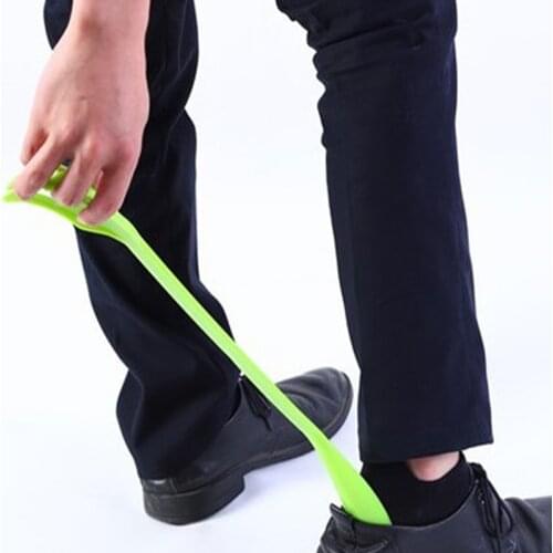 2in1 Dual Purpose Shoe Horns Plastic Shoe Horn Spoon Shape Shoehorn Shoe Lifter Flexible Shoe Lifter Shoes Scratching Tool