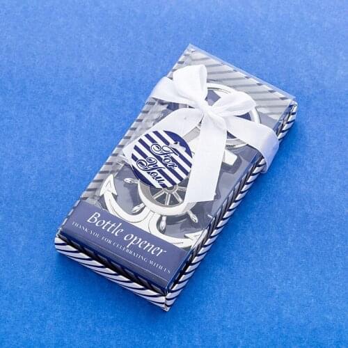 20 Pieces/lot) Newest Bridal shower favors Nautical Anchor Bottle Opener Favors for beach themed wedding gift and Party Favors