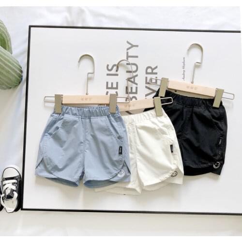 2021 Childrens Shorts Summer New Korean Cotton Anchor Clothing 2-7y Boys Five Pants Casual Pants Sports Clothes Kid Outwear