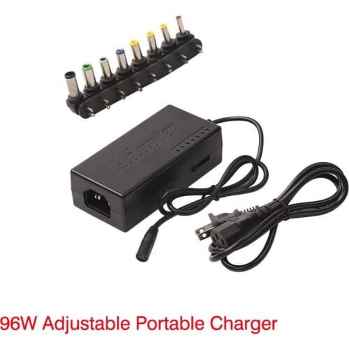 AC/DC 12V-24V 4A/5A Adjustable Power Adapter 96W Universal Laptop Charger US/EU/UK/AU PIN Regulated Power Supply