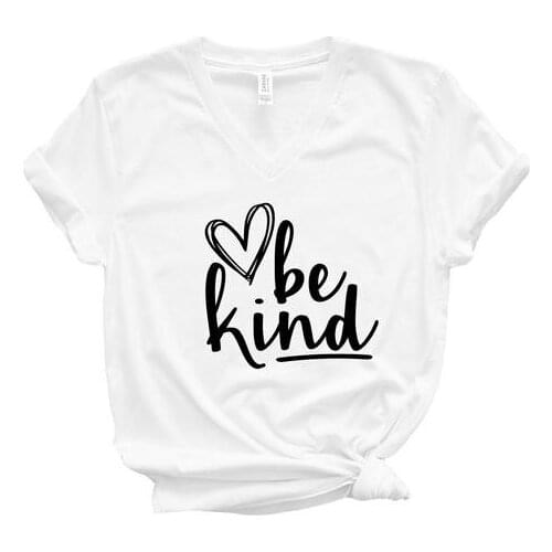 Be kind UNISEX Teacher Gift for teacher Teacher appreciation Womens Short Sleeve Tees Fashion Cotton O Neck Female Plus Size