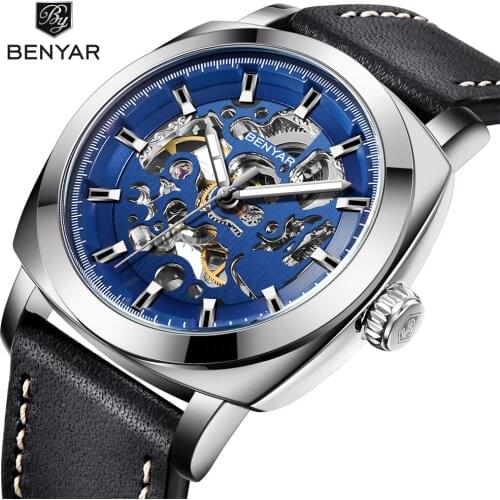 BENYAR Top Brand Luxury Mens Watches Business Automatic Mechanical Watch Men Waterproof Sports Wrist Watches Relogio Masculino