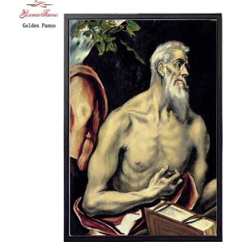 Golden Panno,Needlework,DIY DMC Cross stitch,Sets For Embroidery kits,Precise unprinted religion Patterns Counted Cross-stitch