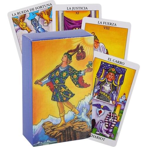 Tarot Del Fuego Card Game Tarot Deck Oracle Toy Divination Mystery Riding Party Electronic Guide Predicting Brain