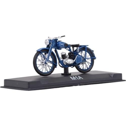 1/24 Soviet light single-seater motorcycle M1A-MOSCOW city macaque motorcycle alloy die-casting motorcycle car model collection