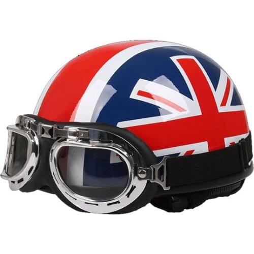 Spring Summer autumn Red Ensign electric bicycle motorcycle helmet motorbike scooter Four Seasons safety helmet