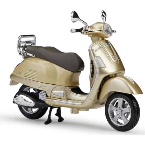 19 Styles Maisto 1/18 PIAGGIO Vespa Alloy Motorcycle Diecast Model Toy For Baby Gift Toys Collection Original Box Free Shipping