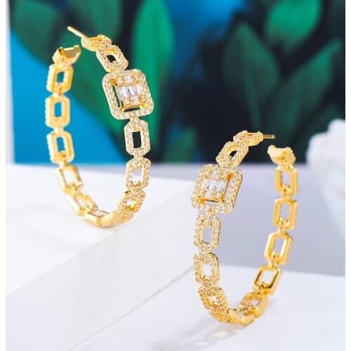 GODKI Jimbora 2020 Trendy Chain Fashion Romantic Pendant Earrings Nigerian Bridal Wedding Engagement Party Show Dangle Earrings